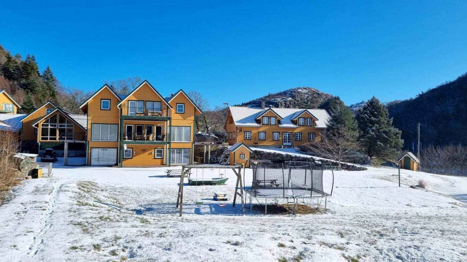Hausvikstranda Lyngdal Bagian luar foto