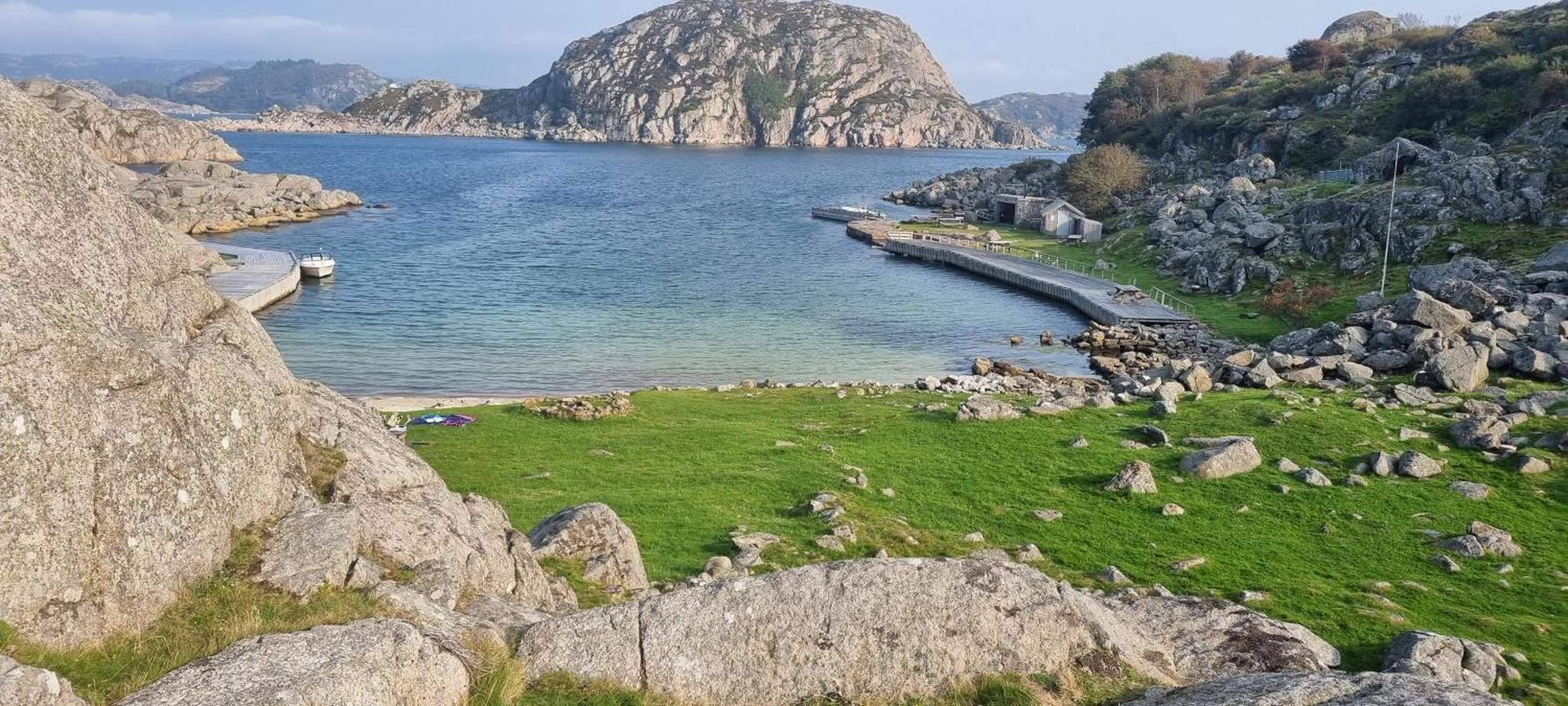 Hausvikstranda Lyngdal Bagian luar foto